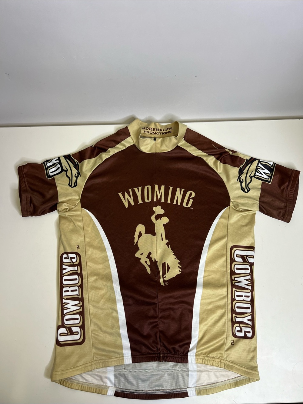 University of Wyoming Cowboys Men's Cycling Jersey - Size XL